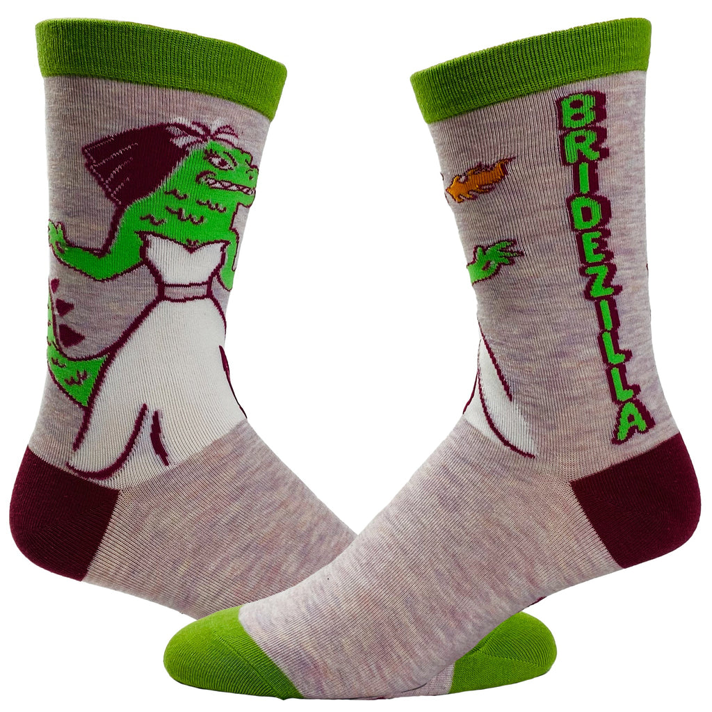 Funny Bridezilla Women's Bridezilla Sock Nerdy Wedding TV & Movies Tee