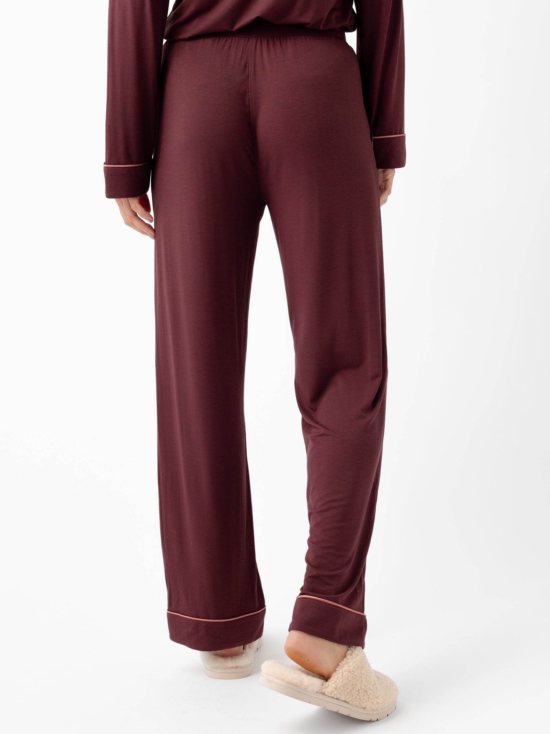Women's Bamboo Stretch-Knit Short Sleeve & Pant Pajama Set