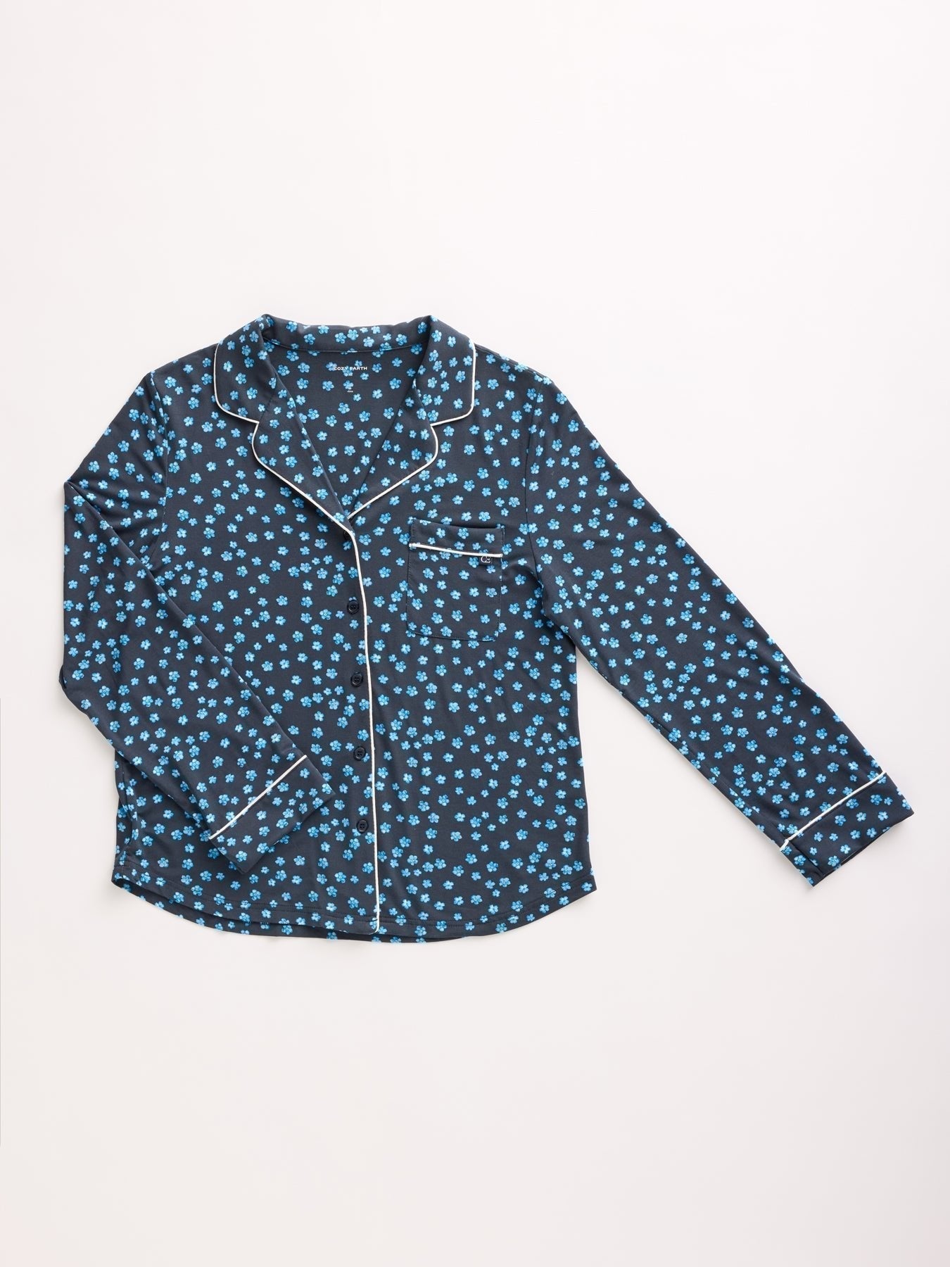 Women's Bamboo Stretch-Knit Long Sleeve Pajama Top