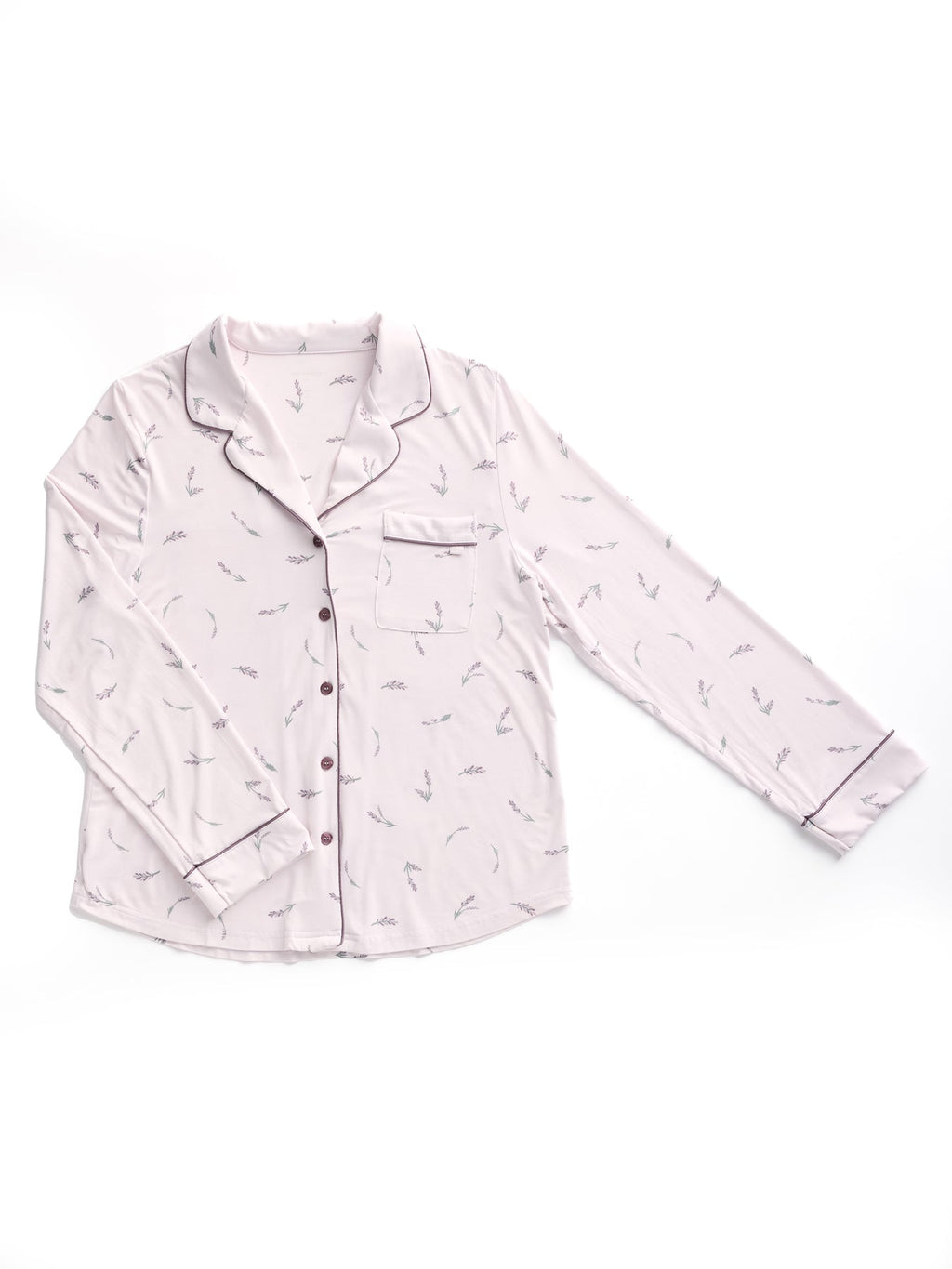 Women's Bamboo Stretch-Knit Long Sleeve Pajama Top