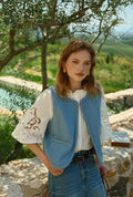 Dexter Denim Vest - Blue