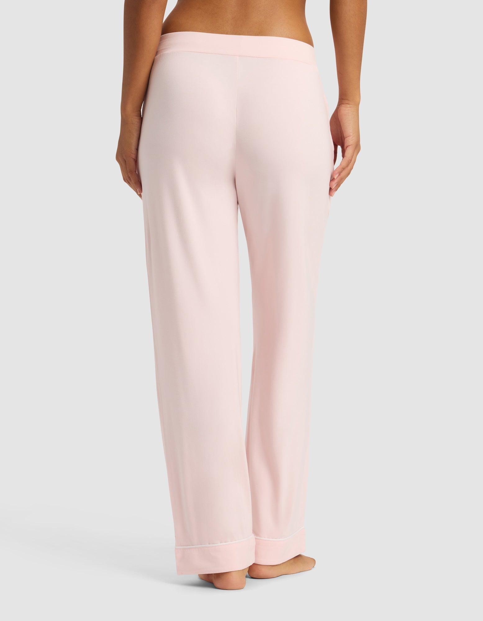Women's Bamboo Stretch-Knit Short Sleeve & Pant Pajama Set