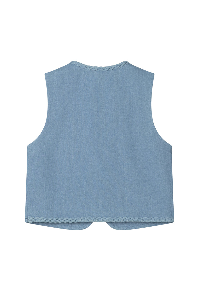 Dexter Denim Vest - Blue