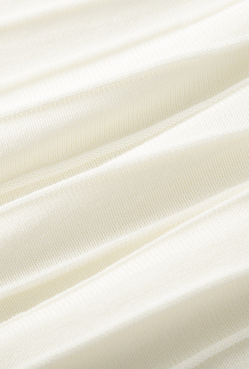 Czar Bamboo Knit Skirt - Ivory