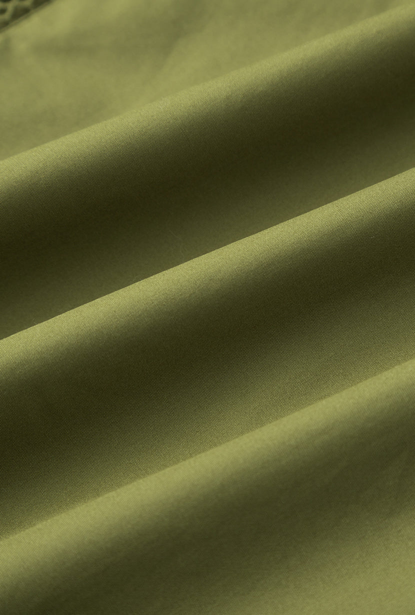Drew Cotton Blouse - Green