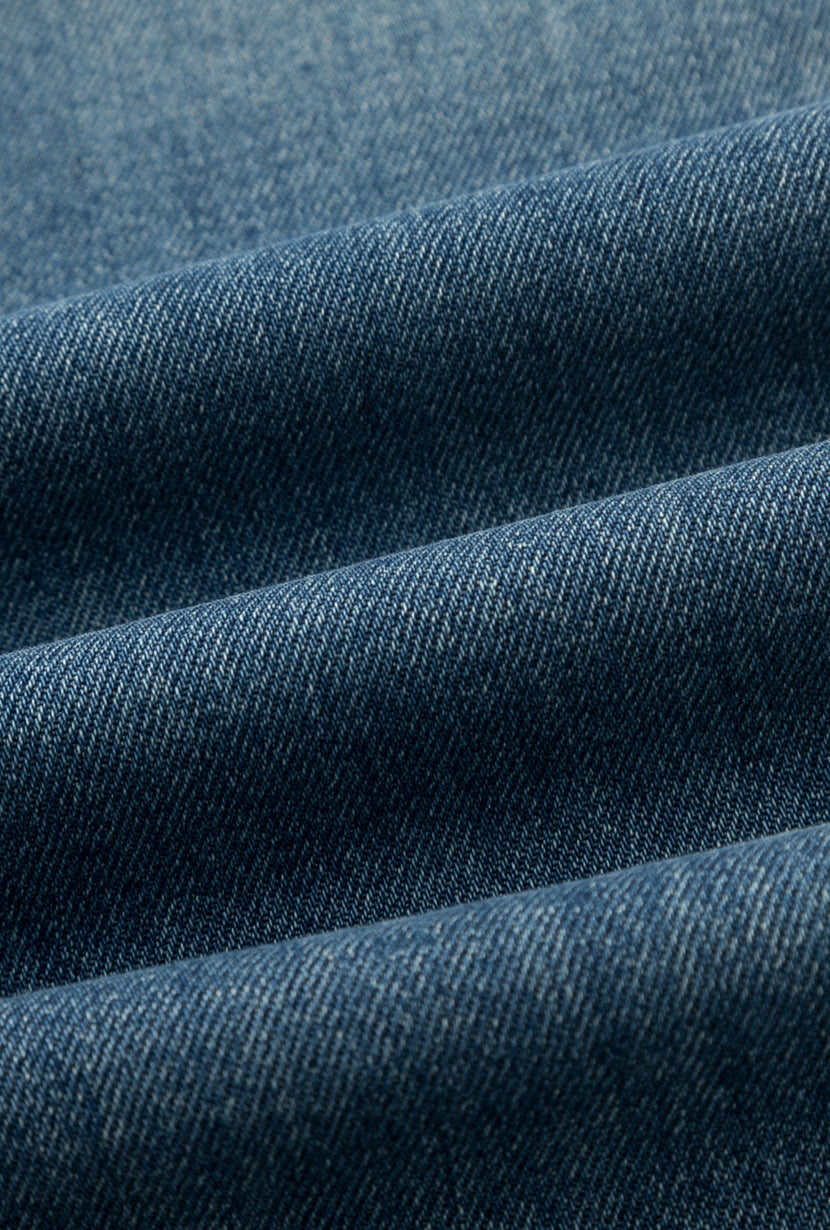Evie Mid-Rise Barrel Jeans - Vintage Blue