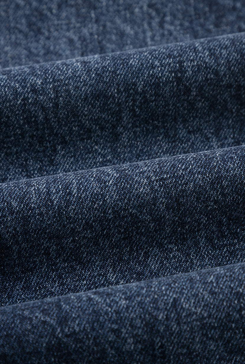 Bentley Straight Cropped Jeans - Dark Indigo